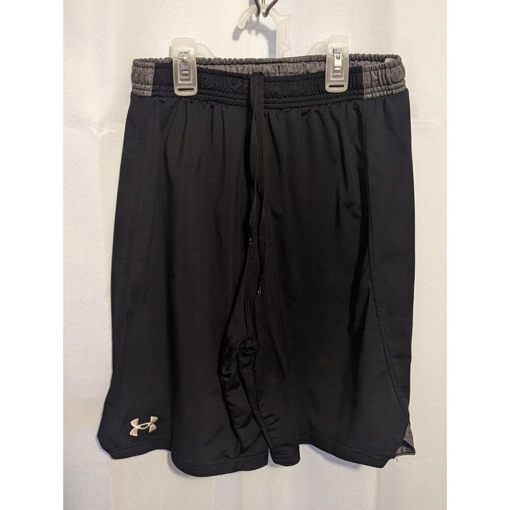 Under Armour Men's Shorts Black Sz Small 9" Loose Fit Heat Gear Locker 1351351